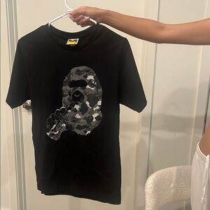 BAPE Black and Gray Camo Tee